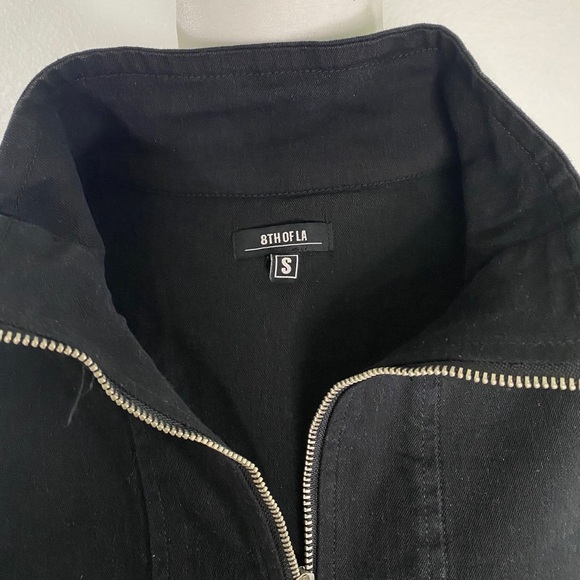 Cropped black jacket - Picture 4 of 4